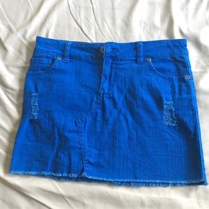 Rue21 Blue Jean Stretchy Skirt
